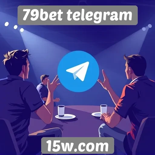 Interação da comunidade no canal 79bet telegram